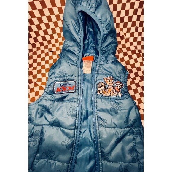 Nickelodeon Paw Patrol Puffer Vest Toddler   Blue Size 2T - Picture 3 of 4